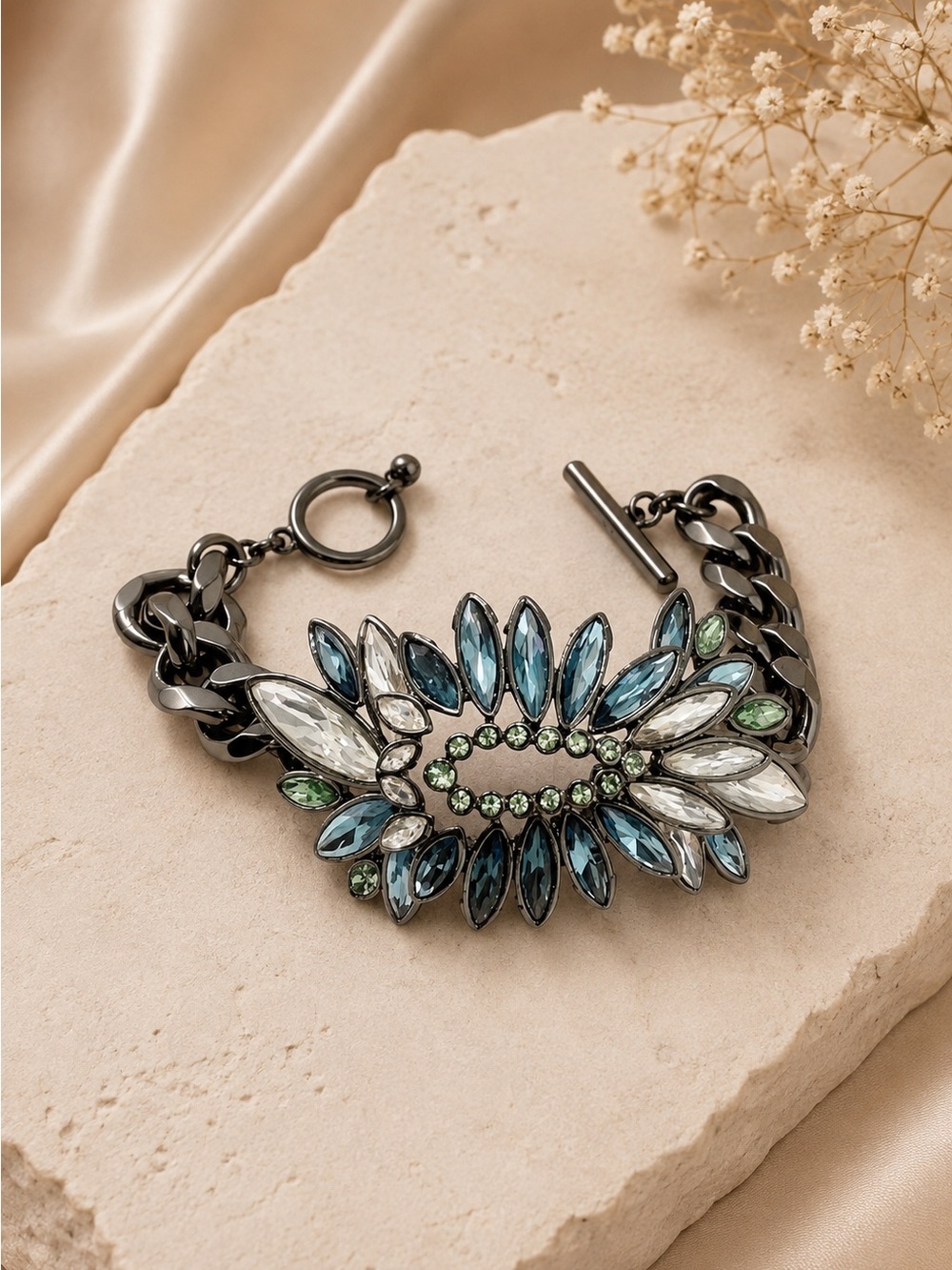 Givenchy Statement Rhinestones Bracelet - Picture 4 of 7